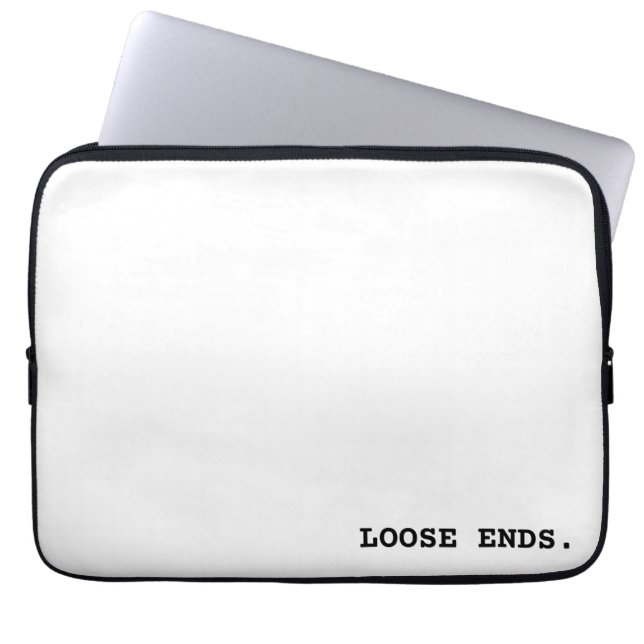 Funda Para Portátil Loose Ends Professional Minimalist Laptop Sleeve (Frente)