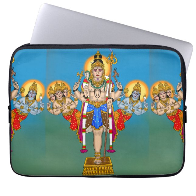 Funda Para Portátil Lord Ekpada Shiva Laptop Cover (Frente)