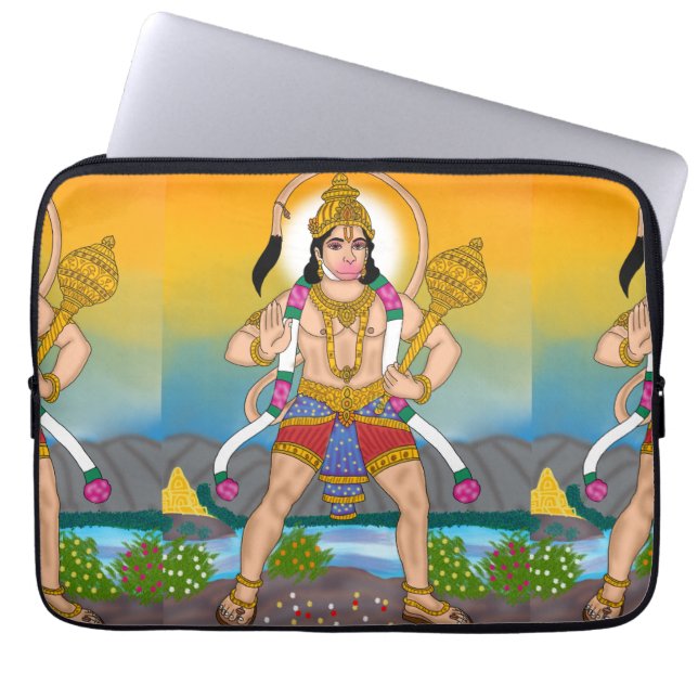 Funda Para Portátil Lord Hanuman Laptop Cover (Frente)