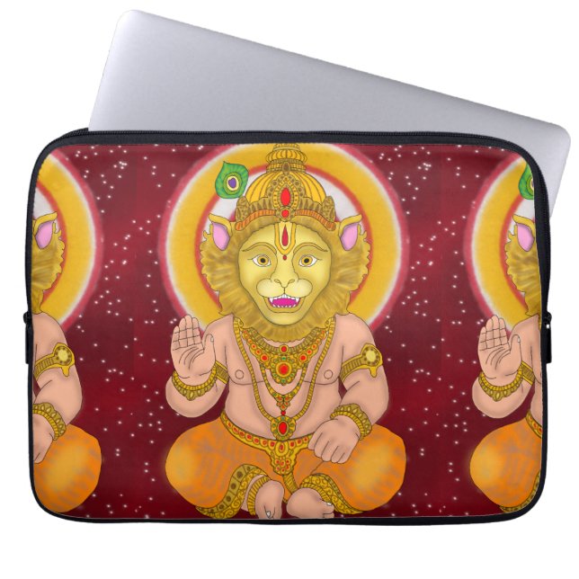 Funda Para Portátil Lord Narsimha Laptop Cover (Frente)