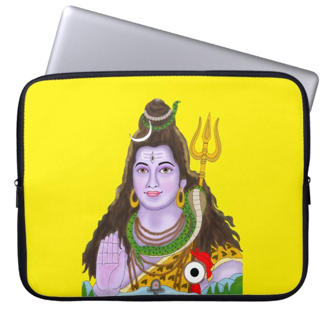 Funda Para Portátil Lord Shiva (Frente)
