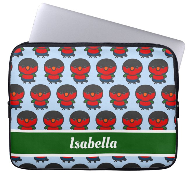 Funda Para Portátil Loria de cuello negro (Frente)
