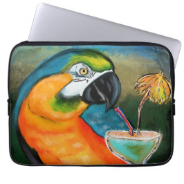 Funda Para Portátil Loritos de Fiesta