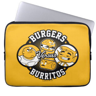 Funda Para Portátil ¡Los adolescentes se van! Burgers contra burrito