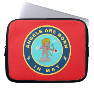 Funda Para Portátil Los ángeles nacen en mayo diseño alternativo