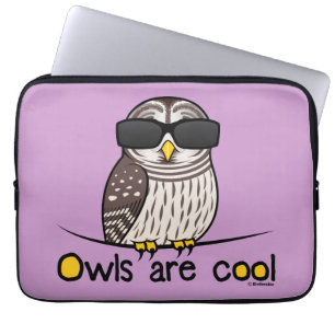 Funda Para Portátil Los búhos son frescos