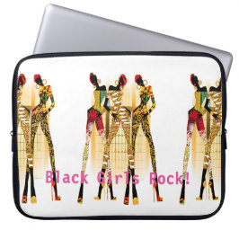 Funda Para Portátil ¡Los Chicas negros rockean!