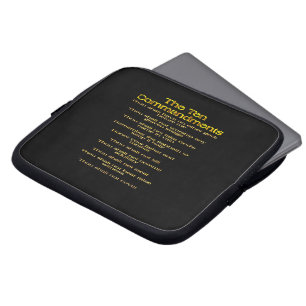 Funda Para Portátil Los Diez Mandamientos 01