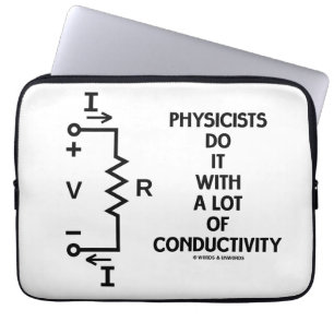 Funda Para Portátil Los físicos lo hacen con mucha conductividad