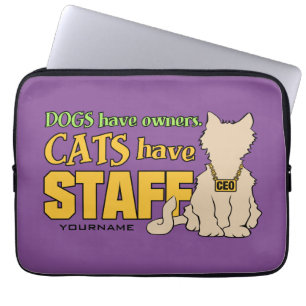Funda Para Portátil LOS GATOS TIENEN personalizados DE PERSONAL