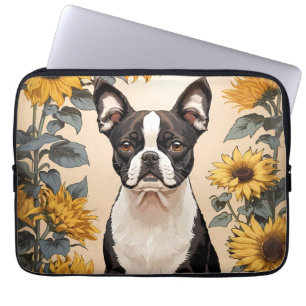 Funda Para Portátil Los girasoles amarillos del territorio de Boston