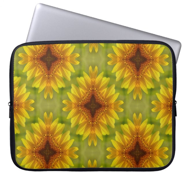 Funda Para Portátil Los girasoles encantados...... (Frente)