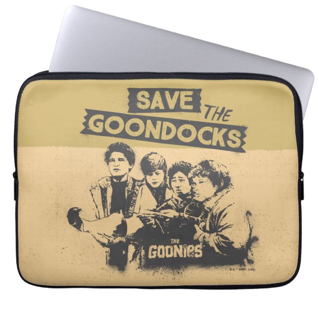 Funda Para Portátil Los Goonies "Salven Los Docks Goon" (Frente)
