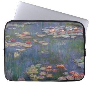 Funda Para Portátil Los lirios de agua de Claude Monet