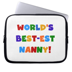 Funda Para Portátil Los mejores regalos de nana del mundo para los col