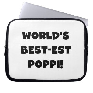 Funda Para Portátil Los mejores regalos de texto en negro de Poppi del