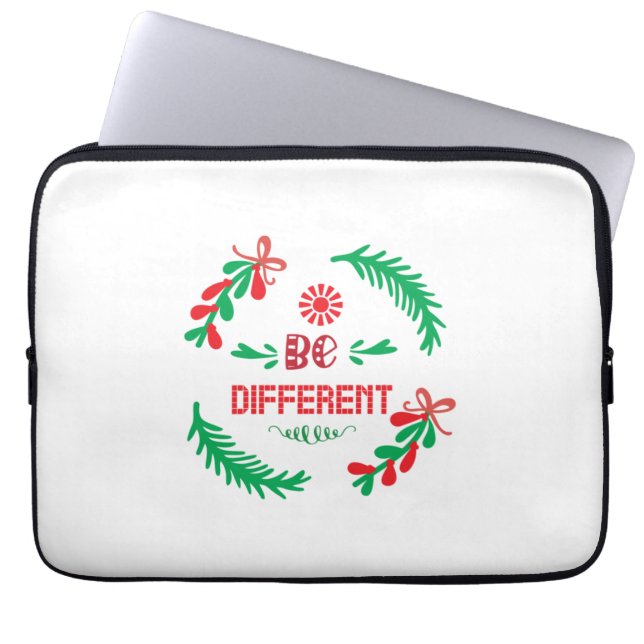 Funda Para Portátil Los Navidades de Feliz Navidad son diferentes (Frente)