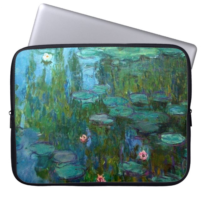 Funda Para Portátil Los ninféas de Claude Monet (Frente)
