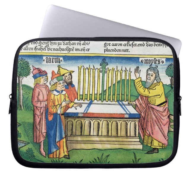 Funda Para Portátil Los números 17 los 1-11 personales de Aaron (Frente)