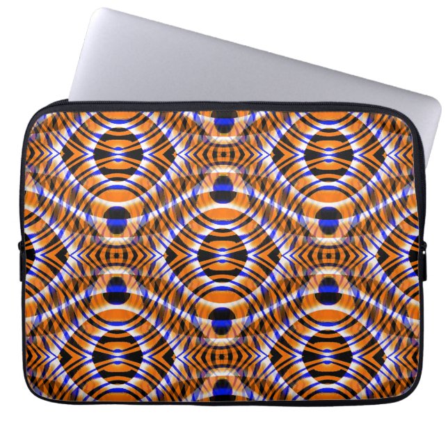 Funda Para Portátil Los ojos de tigre... (Frente)
