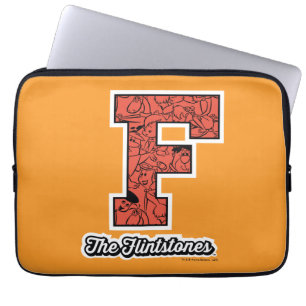 Funda Para Portátil Los Picapiedra Monograma estilo colegiado