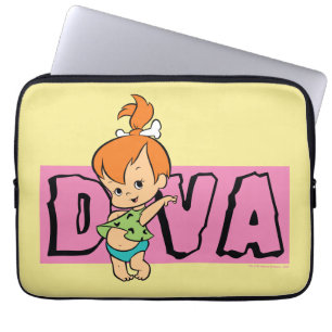Funda Para Portátil Los Picapiedra   Pebbles - Pequeña Diva
