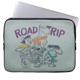 Funda Para Portátil Los Picapiedra   Viaje por carretera