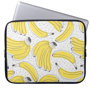 Funda Para Portátil Los plátanos recién hechos a mano son el fondo. Do
