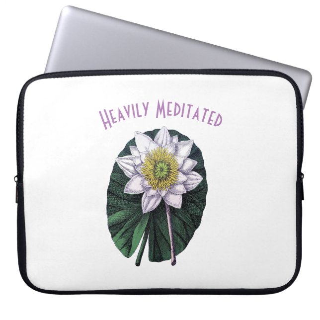 Funda Para Portátil Louts divertidos muy meditados (Frente)