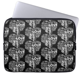 Funda Para Portátil Love Joy Inspiration Words Valentine Day