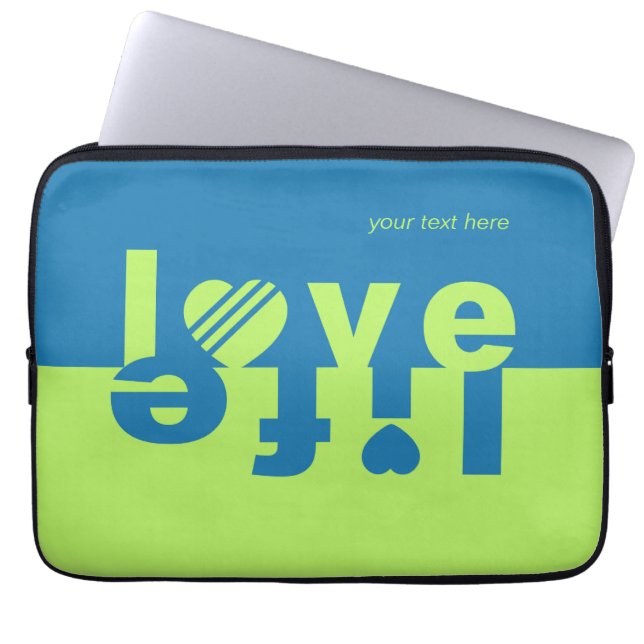 Funda Para Portátil LOVE LIFE laptop sleeves (Frente)