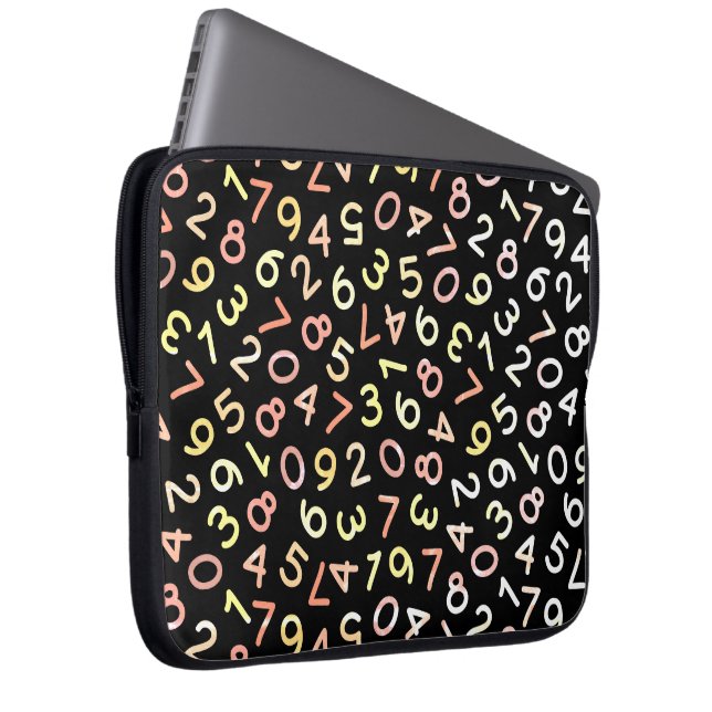 FUNDA PARA PORTÁTIL LOVE OF NUMBERS (Anverso derecho)