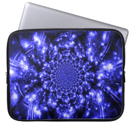 Funda Para Portátil Luces Azules Brillantes