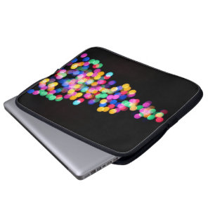 Funda Para Portátil Luces borrosas de Navidades