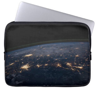 Funda Para Portátil Luces De La Ciudad Del Sur De Estados Unidos.