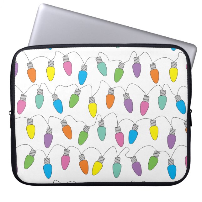 Funda Para Portátil Luces de navidad (Frente)