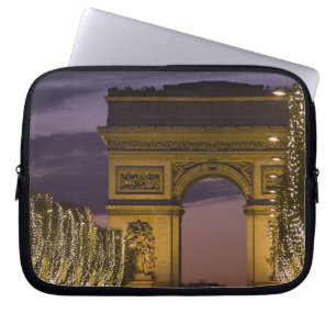 Funda Para Portátil Luces de navidad, campeones Elysees, arco de
