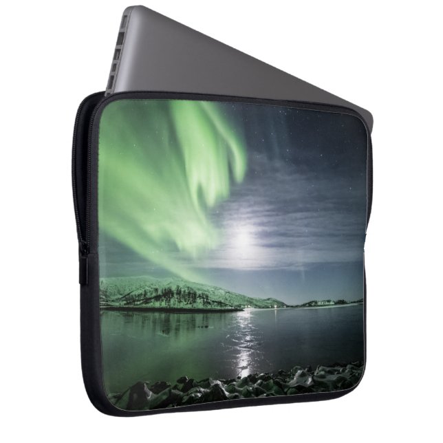 Funda Para Portátil Luces del Norte de Noruega (Anverso derecho)