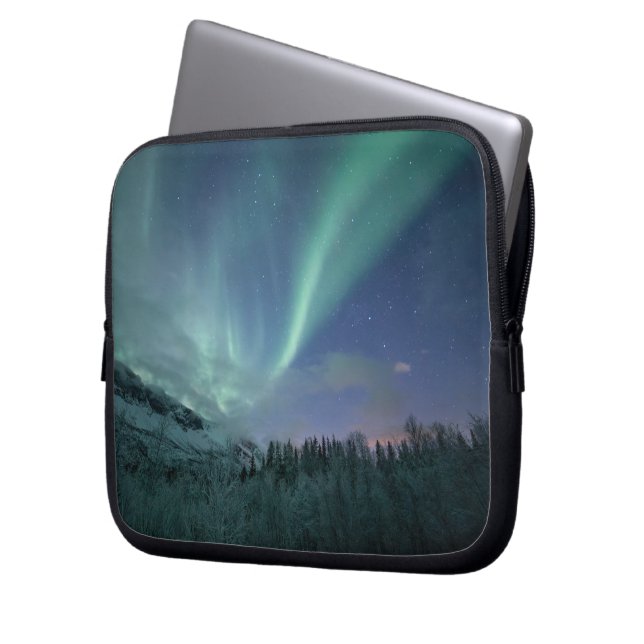 Funda Para Portátil Luces del Norte de Noruega (Anverso izquierdo)