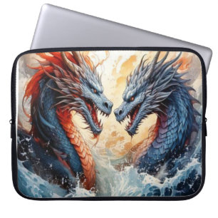 Funda Para Portátil Lucha de los dragones