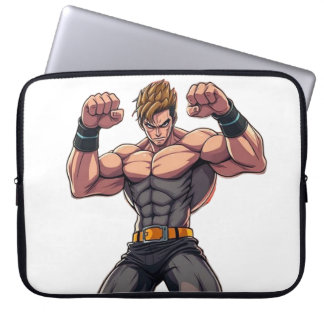 Funda Para Portátil Luchador de Anime