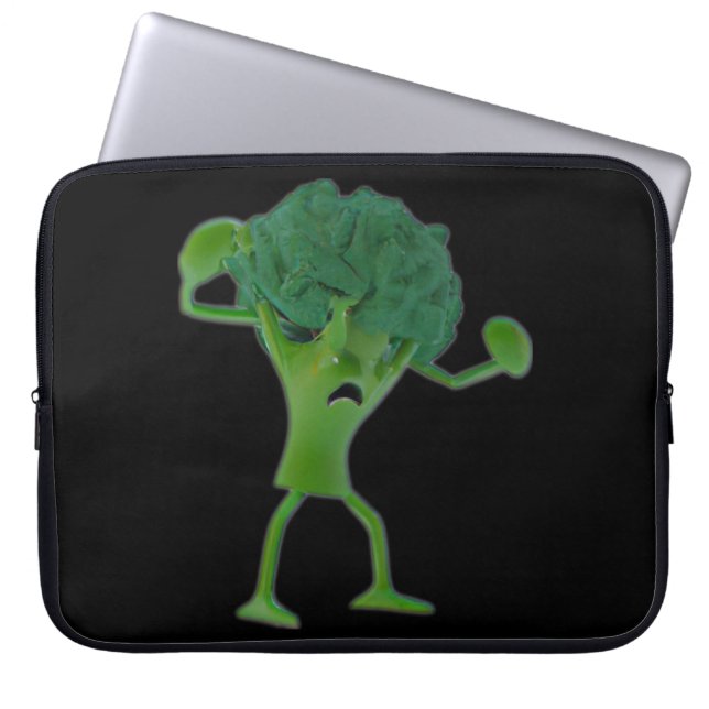 Funda Para Portátil ¡Luchando contra Broccoli Brroocccoolliii! Venta d (Frente)