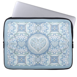 Funda Para Portátil Lugar cerámico Azul claro