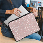 Funda Para Portátil Lugares dálmatas rosados, puntos dálmatas, impresi<br><div class="desc">Cuidados,  divertidos y adorables manchas dálmatas de color rosa y blanco. Un regalo moderno y de moda,  perfecto para los amantes dálmatas en su vida.</div>