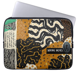 Funda Para Portátil Lujosa sofisticación africana asiática caribeña