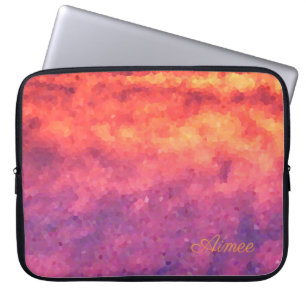 Funda Para Portátil Luminoso, colorido, nevado y moderno