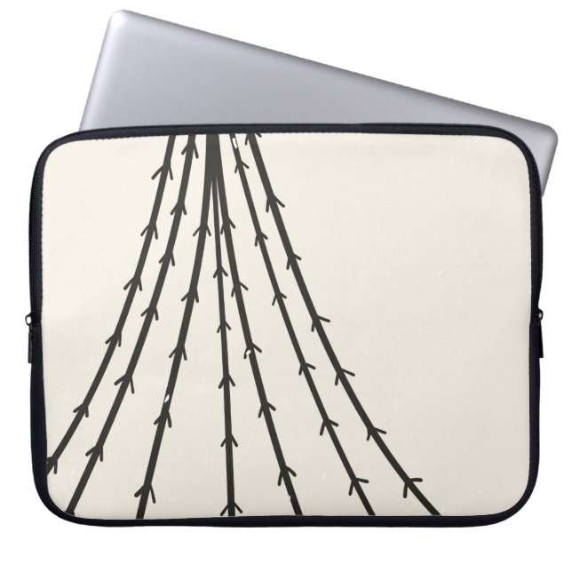 Funda Para Portátil Luna de árbol abstracto (Frente)