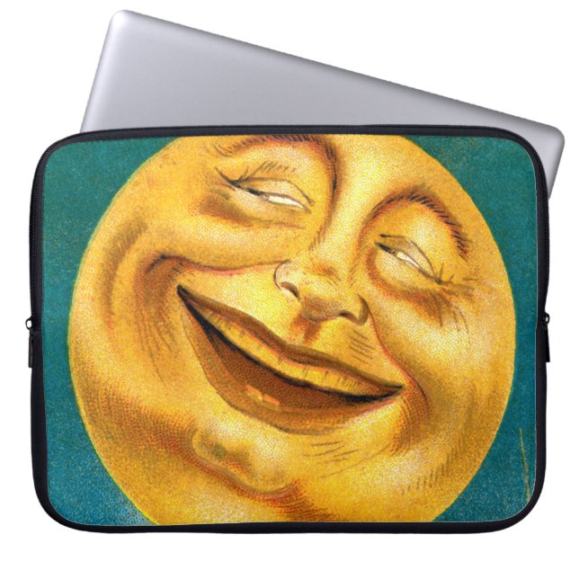 Funda Para Portátil Luna de Halloween (Frente)