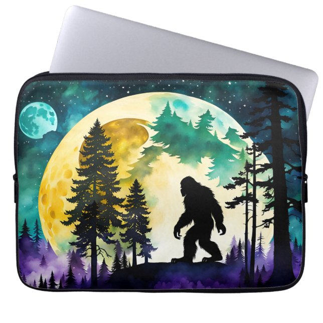 Funda Para Portátil Luna de Sasquatch (Frente)
