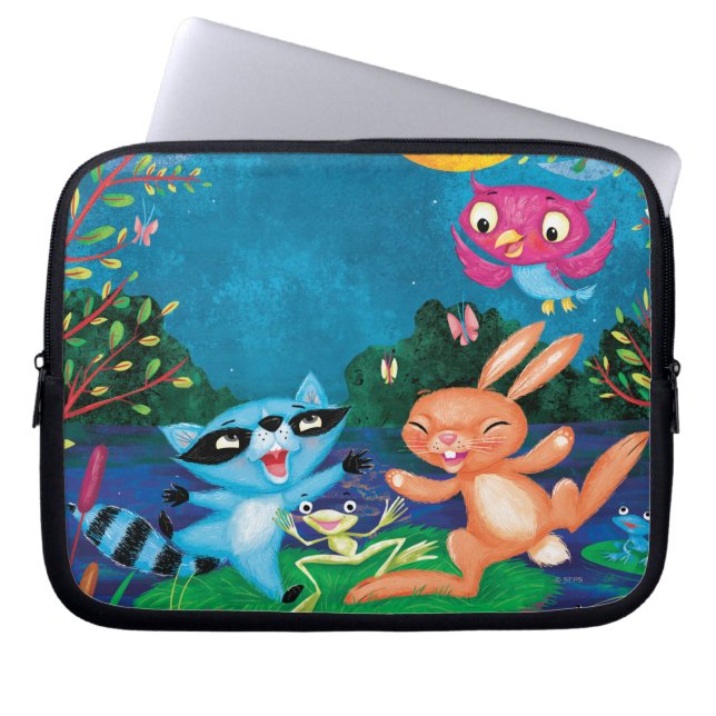 Funda Para Portátil Luna del otoño (Frente)